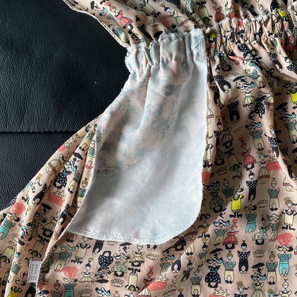 HARAJUKU vibe mini dress very KAWAII muted pink with playful design size S/M - Picture 11 of 11